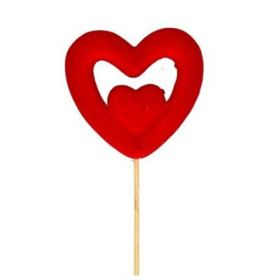 -Valentin 50cm Coeur Flock...